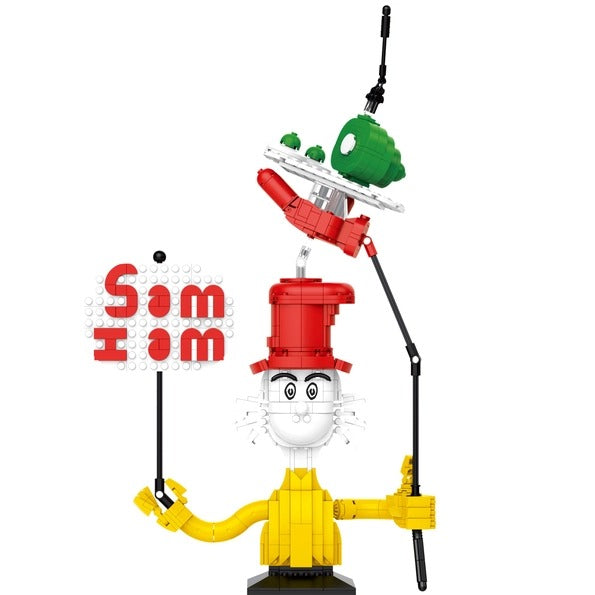 Dr. Seuss Green Eggs and Ham Sam-I-Am Building Set, 637 Pieces