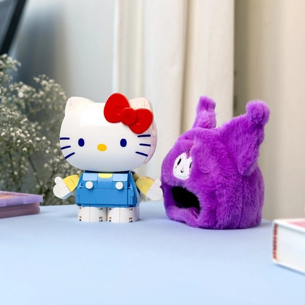 Hello Kitty & Kuromi Fluffy Fit Building Set, Sanrio