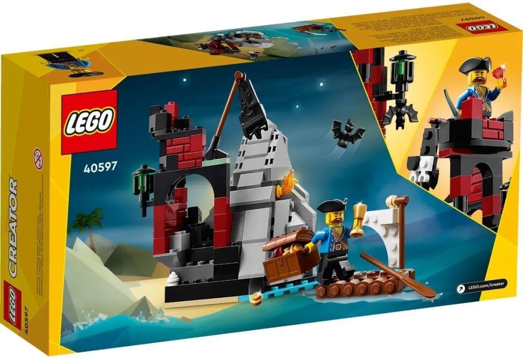 LEGO Scary Pirate Island GWP Building Set (40597, 214 pcs)
