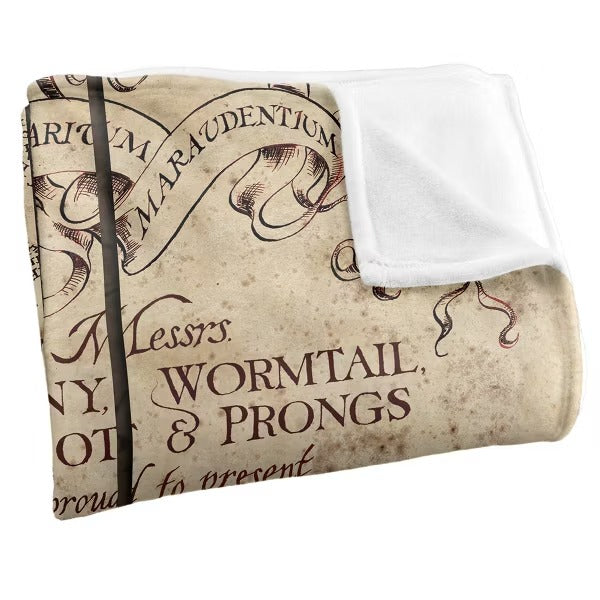 Harry Potter Marauder's Map Silky Touch Throw Blanket – 36" x 58"