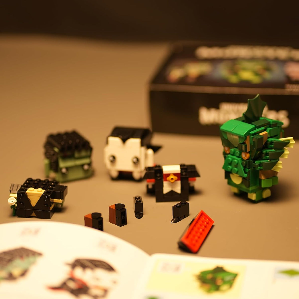 Halloween Horror Figure Building Set for Adults – LEGO-Compatible