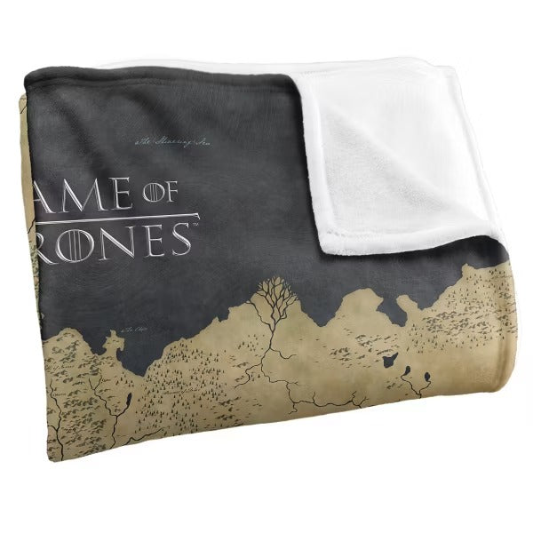Game of Thrones Westeros Map Silky Touch Throw Blanket – 50" x 60"