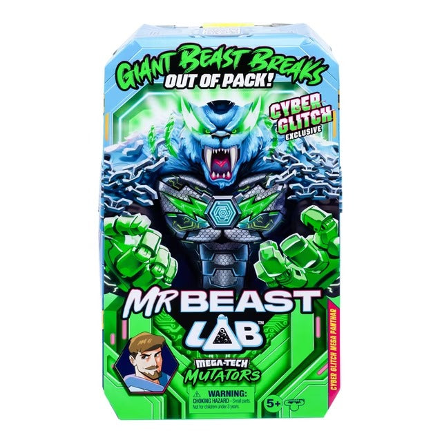 MrBeast Lab MEGA-TECH Mutator Cyber Glitch, Ages 5+