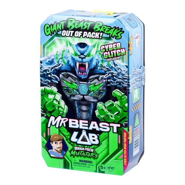 MrBeast Lab MEGA-TECH Mutator Cyber Glitch, Ages 5+