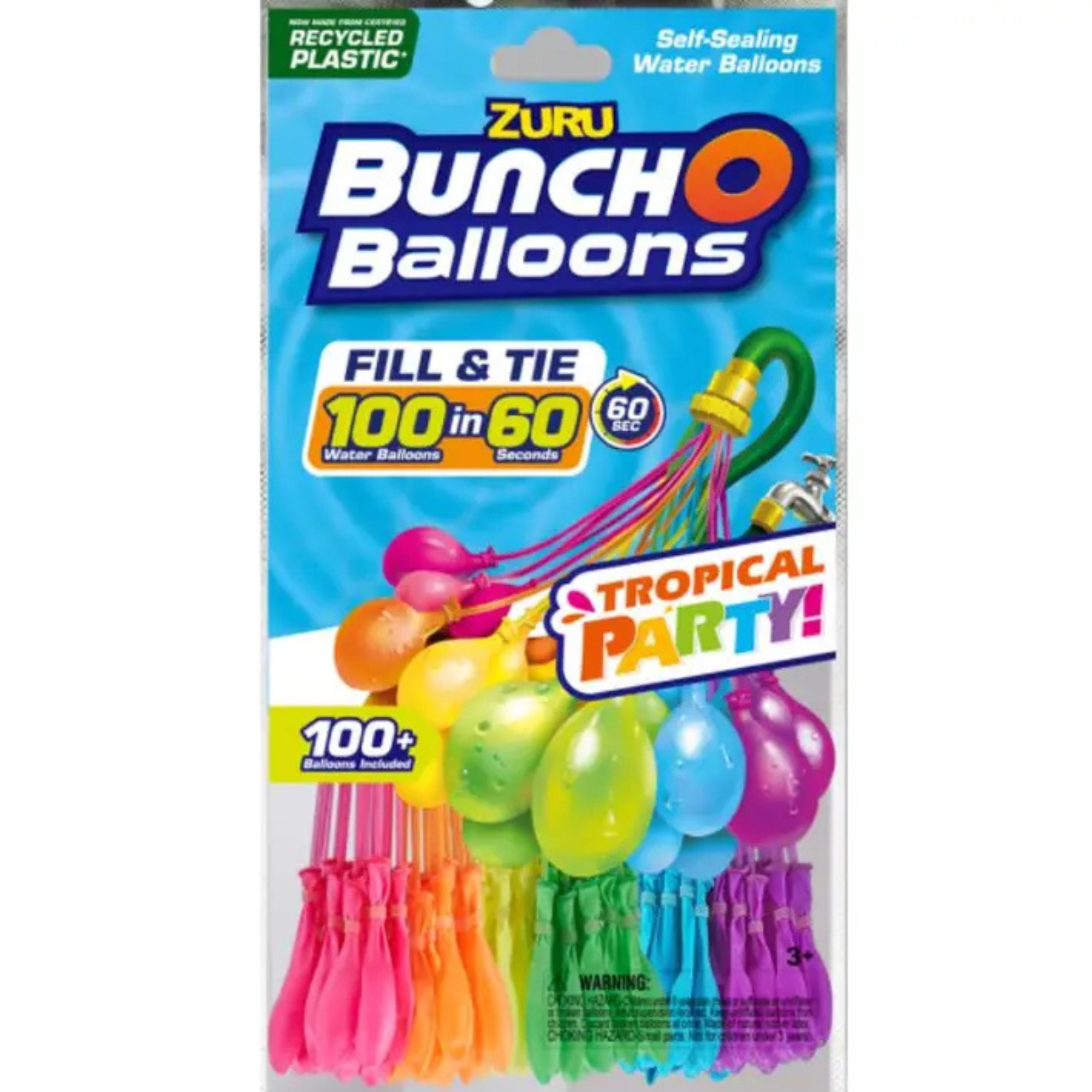 Zuru Bunch O Balloons 100 Rapid-Fill Water Balloons