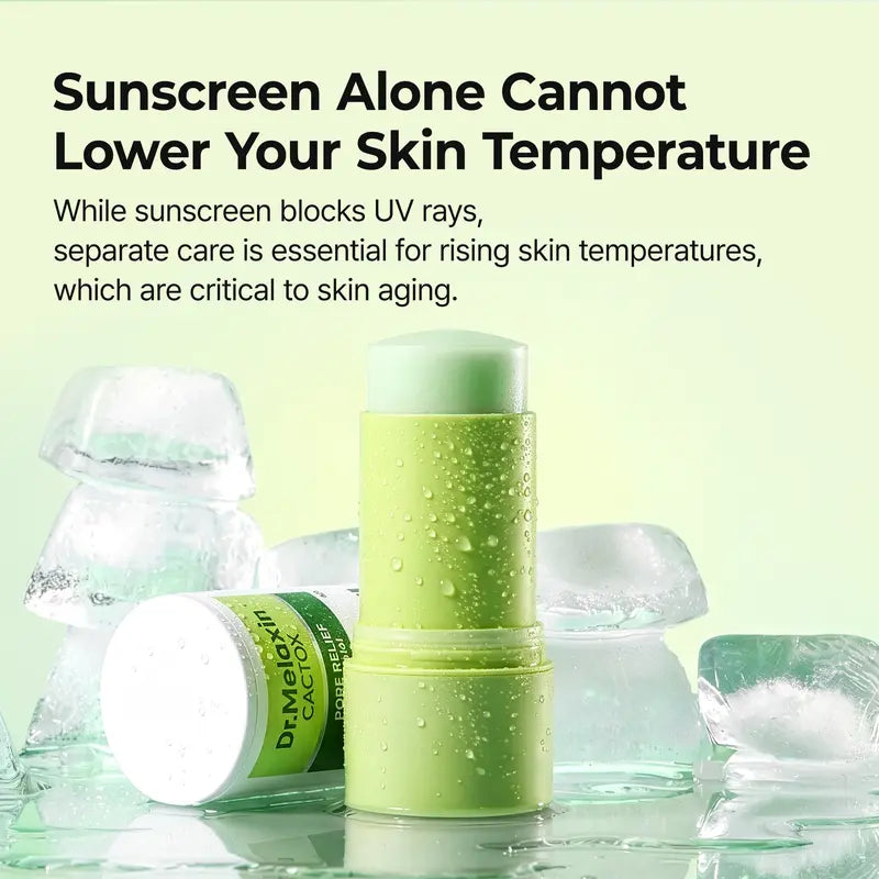 [Dr.Melaxin Official] CACTOX PORE RELIEF MULTI BALM with Cactus Cooling Reduce Puffiness & Pore Tightening for Visible Pore Care Skin Repair