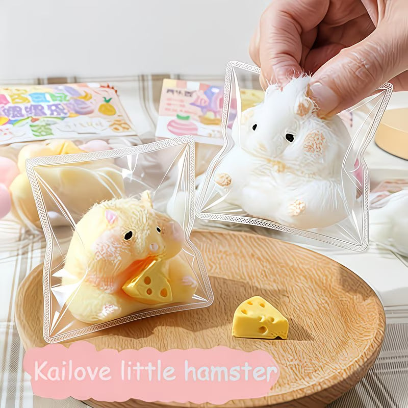 Hamster Squishy Toy - Soft Sensory Stress Ball for Kids & Adults