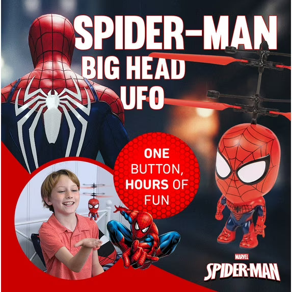 Marvel 3.5 Inch Spider-Man Flying Figure IR Helicopter