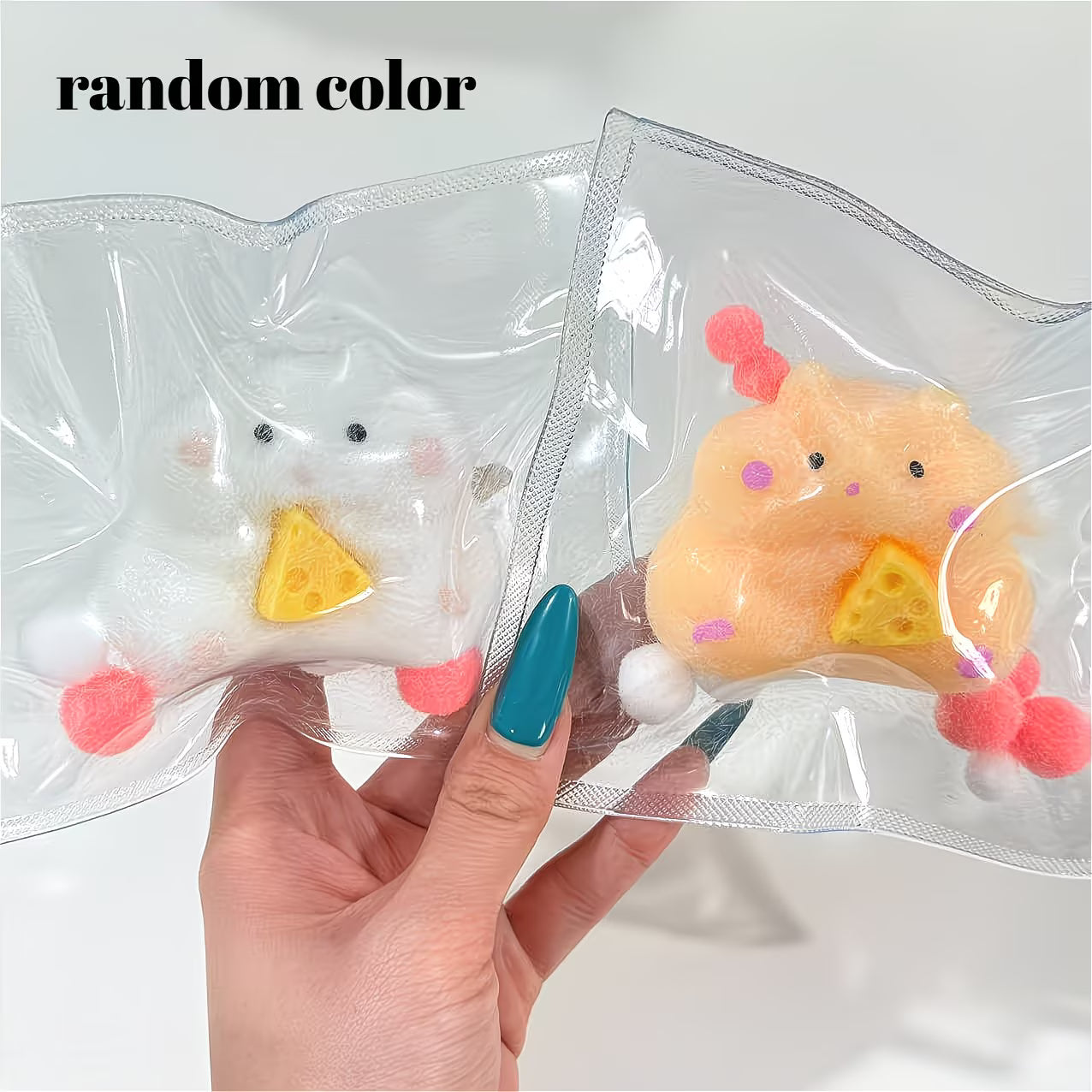 Hamster Squishy Toy - Soft Sensory Stress Ball for Kids & Adults