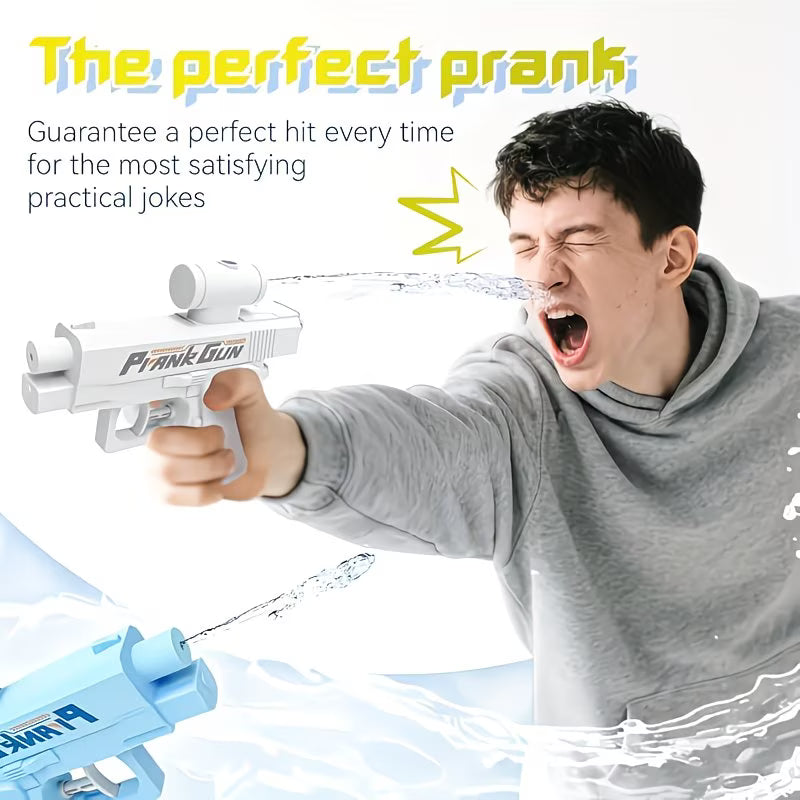 Prank Water Gun – Two-Way Water Blaster in Blue