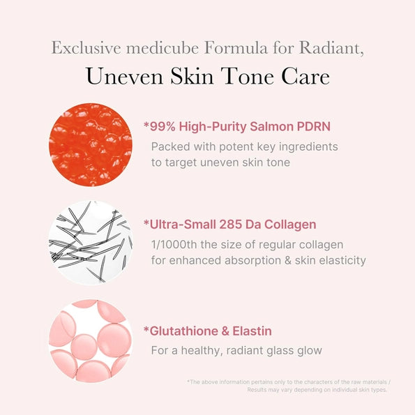 Medicube Salmon DNA PDRN Pink One Day Serum | 99% Salmon DNA