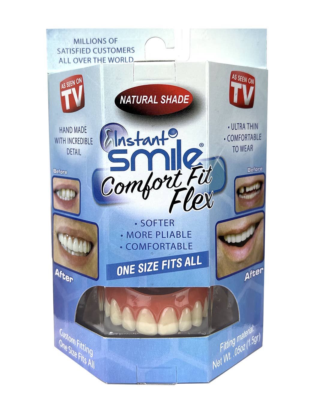 Instant Smile Comfort Fit Flex - Bright White or Natural