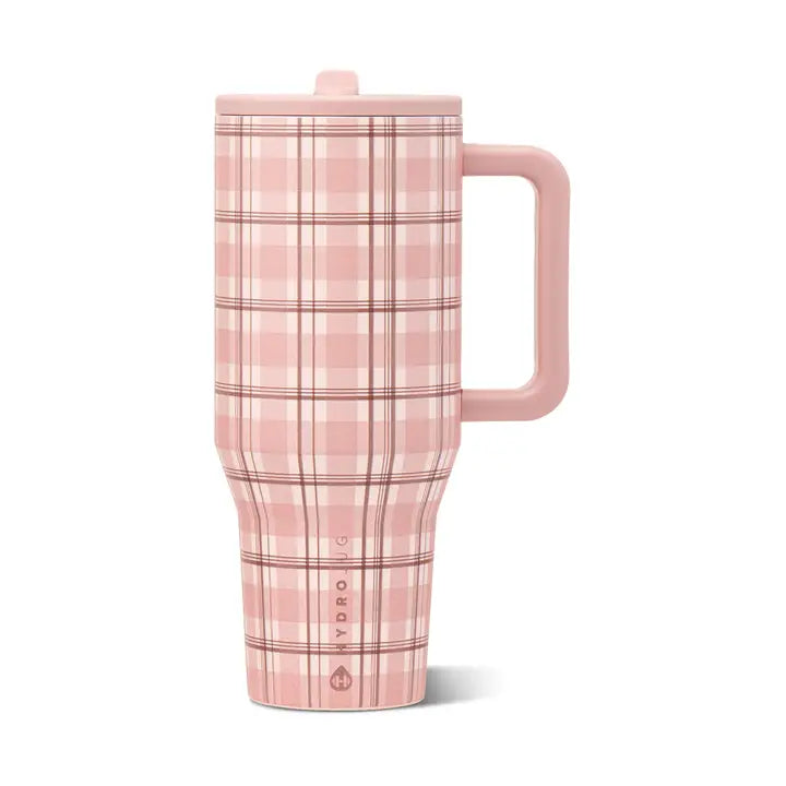 Pillow Talk Plaid HydroJug 32 oz Traveler Tumbler