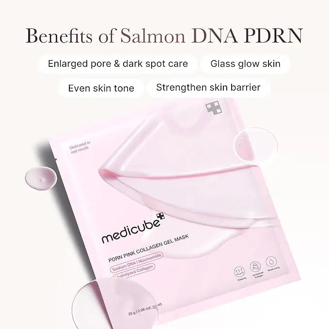 Medicube Salmon DNA PDRN Pink Collagen Jelly Gel Overnight Mask - 1 Sheet
