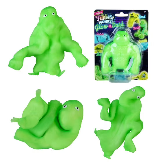 ORB Mega GLOW IN THE DARK Funkee Monkee 3 Pack