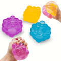 Gift for Her/Him Nine-Grid Grape Squishy Toys – Kids Party Gift Pack, Random Colors