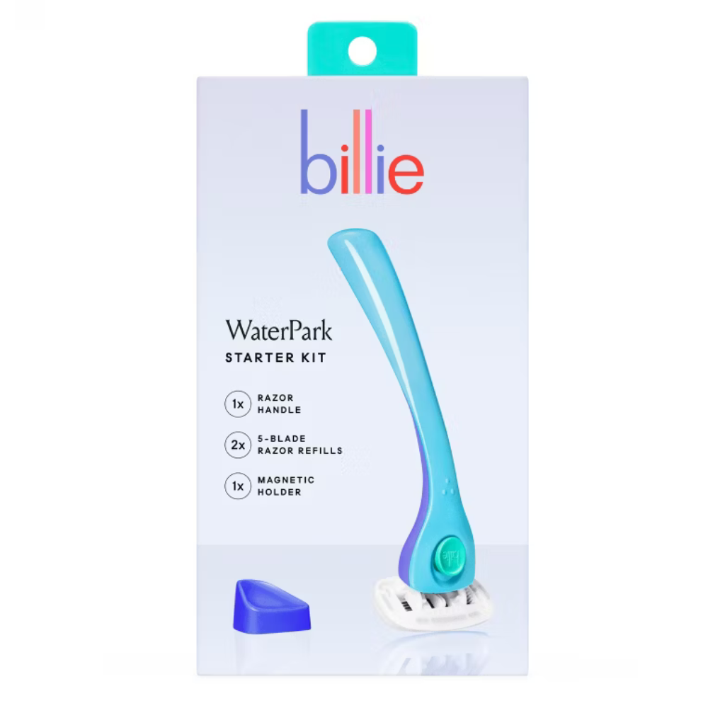 Billie Women's Razor Handle with Magnetic Holder & 2 Blade Refills