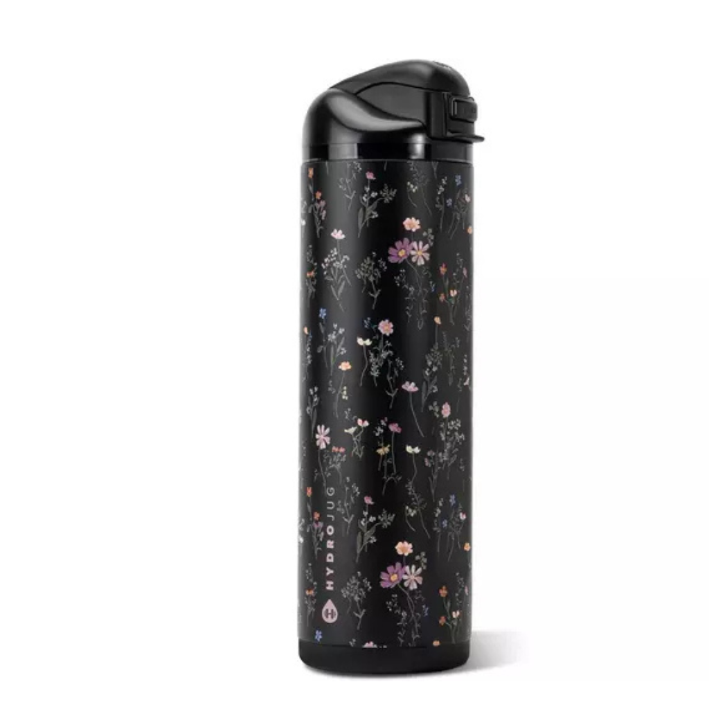 HydroJug Midnight Floral 24oz Ease2o Bottle