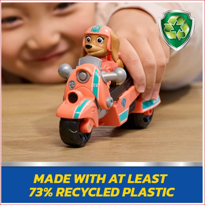 PAW Patrol Liberty Rescue Motorcycle Toy – Bike with Collectible Figure for Kids 3+